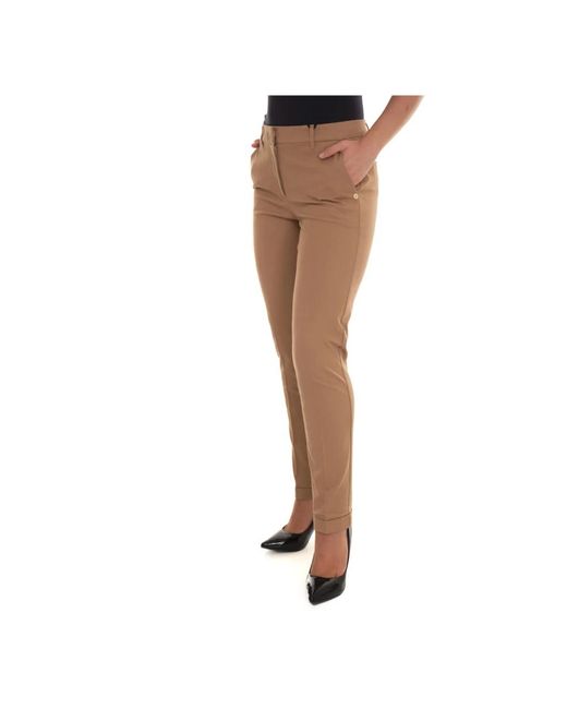 Pennyblack Brown New York Style Hose mit amerikanischer Tasche