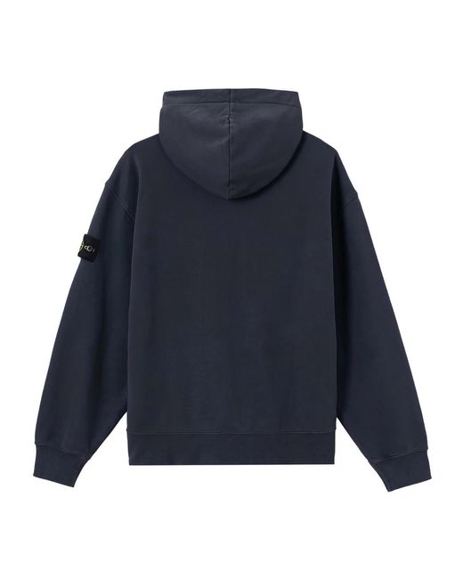Stone Island Blue Zip-Throughs for men