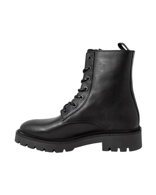 Lace-Up Boots di Calvin Klein in Black