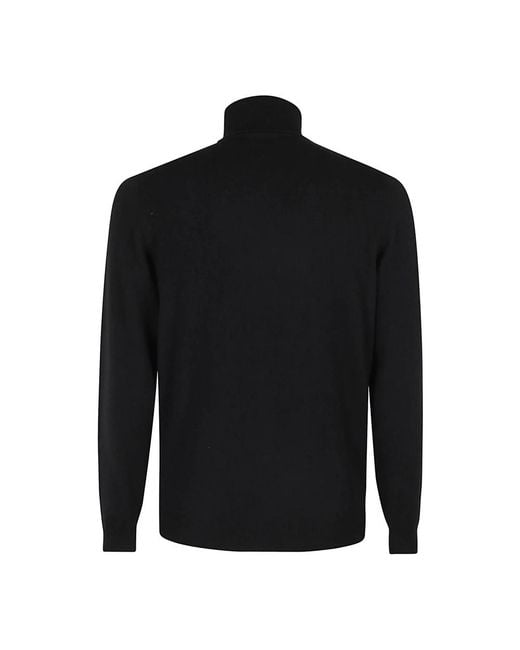 FILIPPO DE LAURENTIIS Black Turtlenecks for men