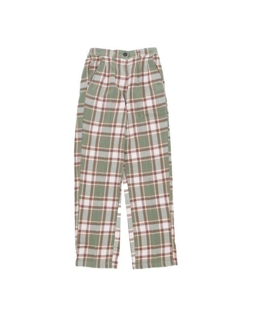 Obey Gray Straight Trousers
