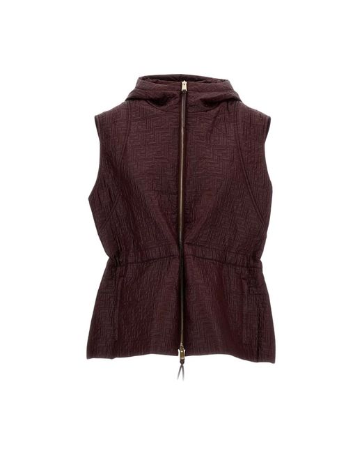Fendi Purple Waistcoats