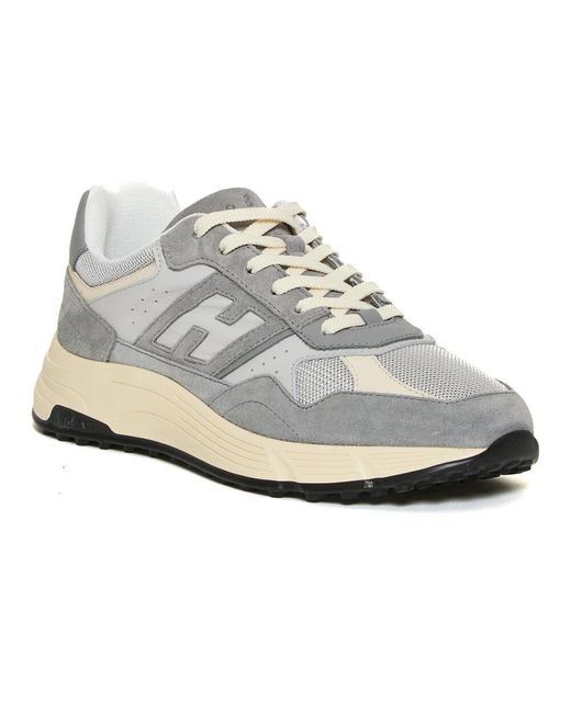 Hogan Graue sneakers hyperlight leder mesh in Gray für Herren