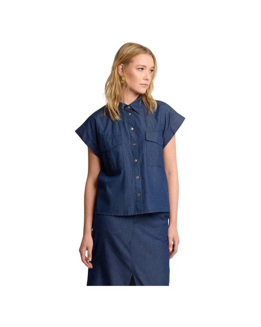 Kocca Overhemden ,Blauw ,Shirts in het Blue