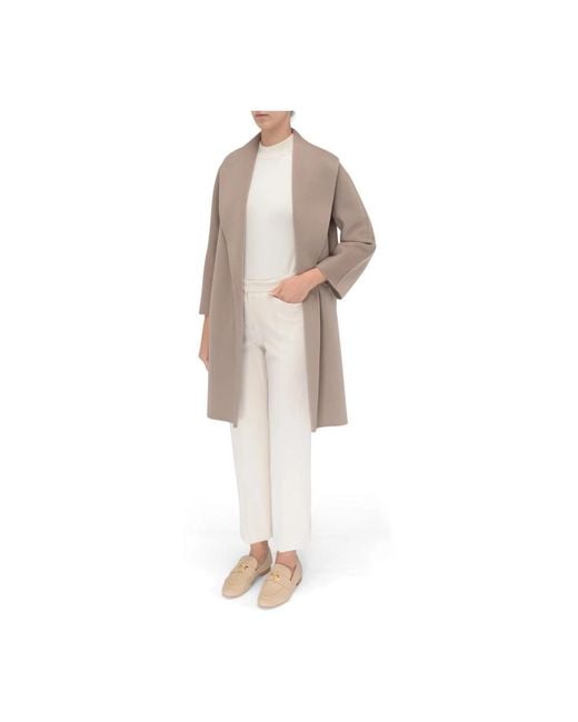 Max Mara Brown Belted Coats