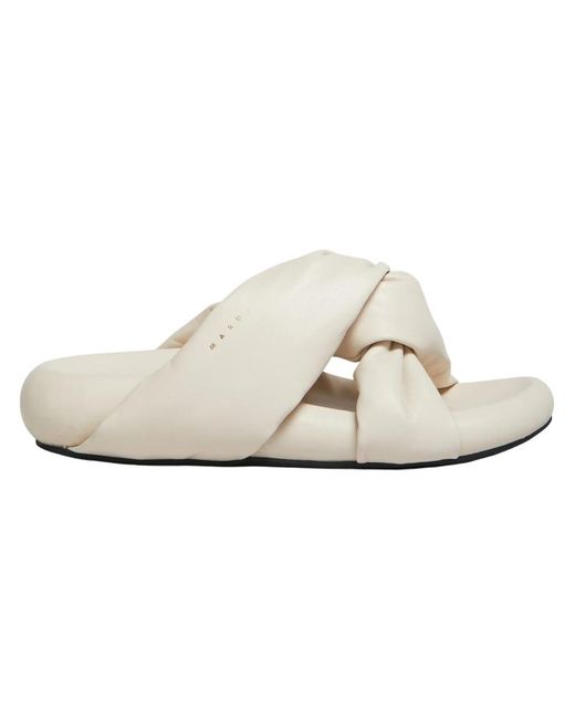 Marni White Sliders