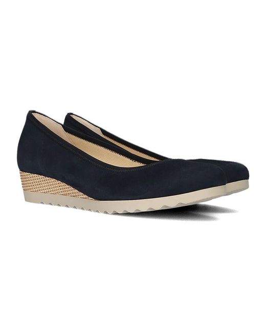 Gabor Blue Damen Slip-On Keilschuhe