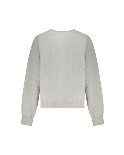 Calvin Klein Grigio Katoenen Sweatshirt in het Gray