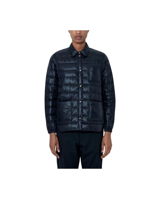 Moncler Blue Winter Jackets for men