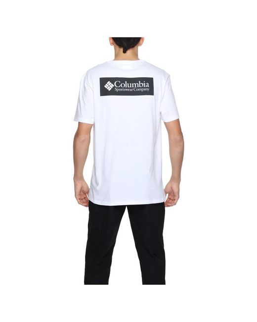 Columbia White T-Shirts for men