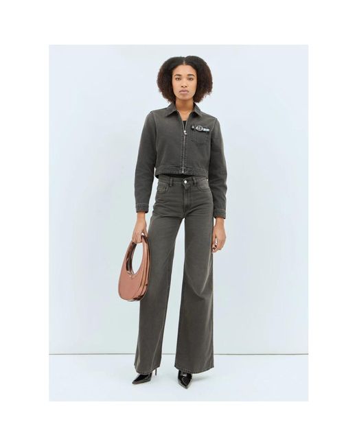Coperni Gray Wide Jeans