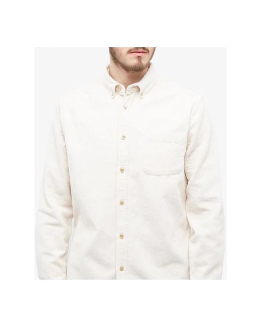 Portuguese Flannel White Casual Shirts for men