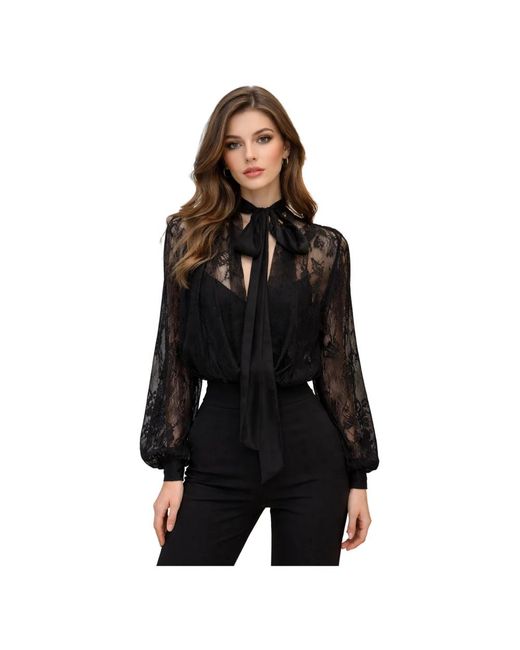 Blouses Aniye By de color Black