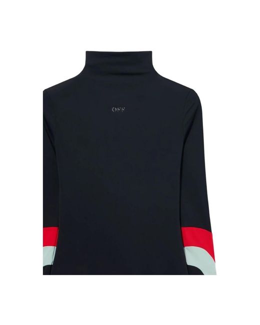 Off-White c/o Virgil Abloh Blue Turtlenecks
