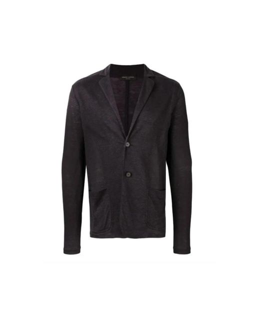 Roberto Collina Black Blazers for men