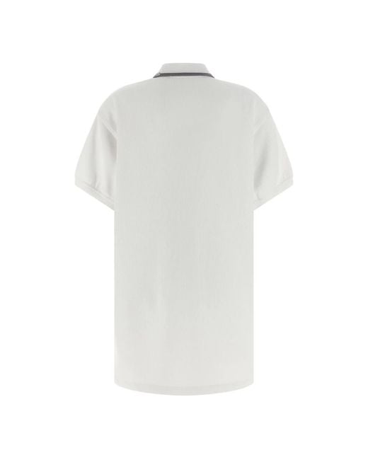 T By Alexander Wang White Polo Shirts