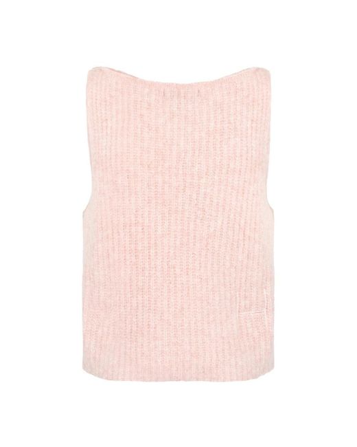 Hèst Pink Round-Neck Knitwear