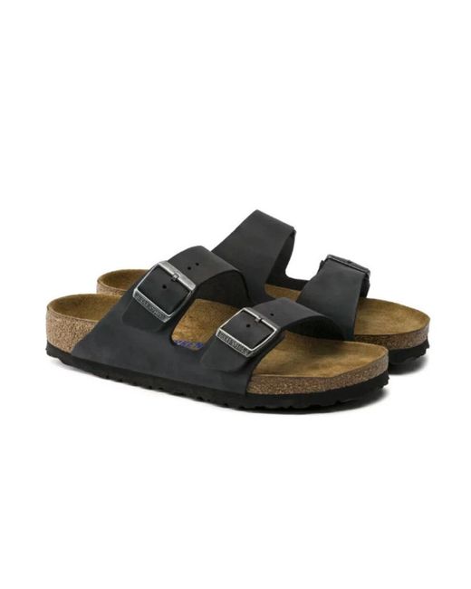 Birkenstock Black Sliders