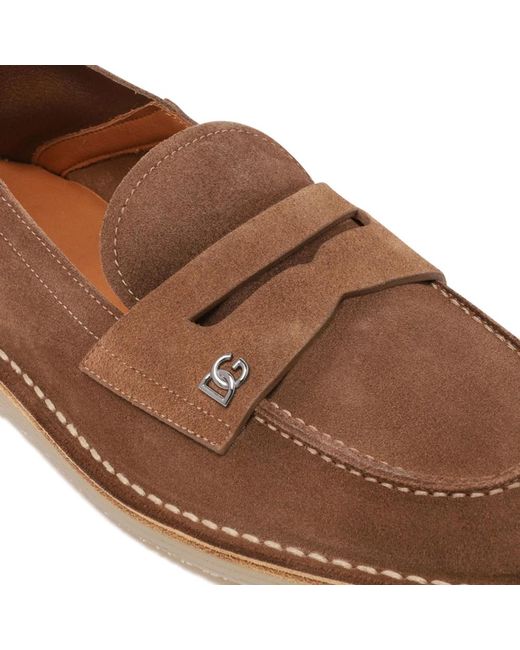 Dolce & Gabbana Brown Loafers for men