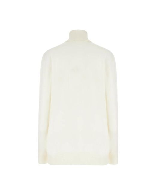 The Row White Cashmere Knitwear