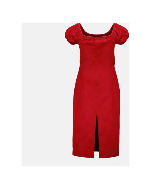 Miu Miu Red Midi Dresses
