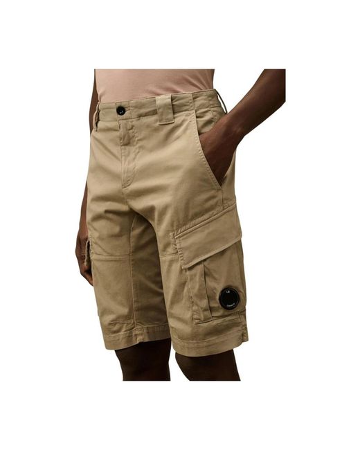 C P Company Green Casual Shorts