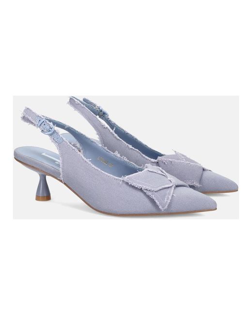 Jeannot Schoenen ,Blauw ,Heldere Blauwe Hakken Sandalen in het Blue