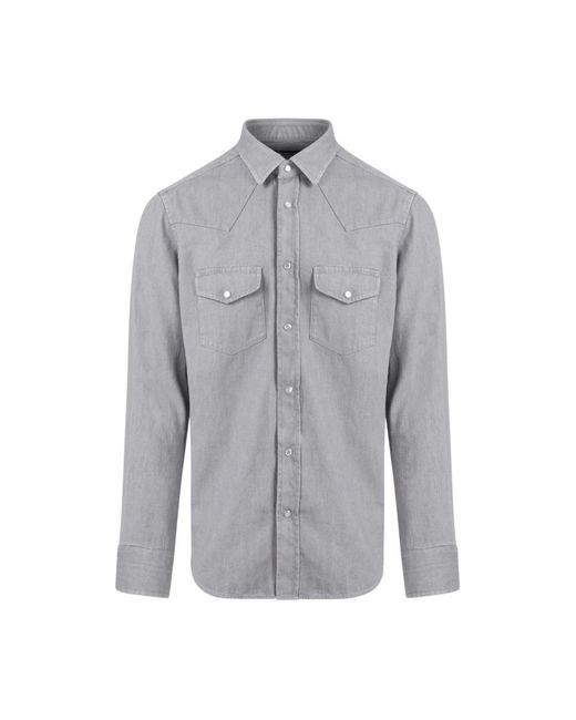 Tom Ford Gray Casual Shirts for men