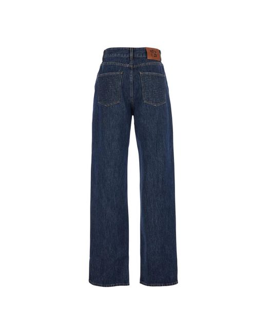 Fendi Blue Straight Jeans