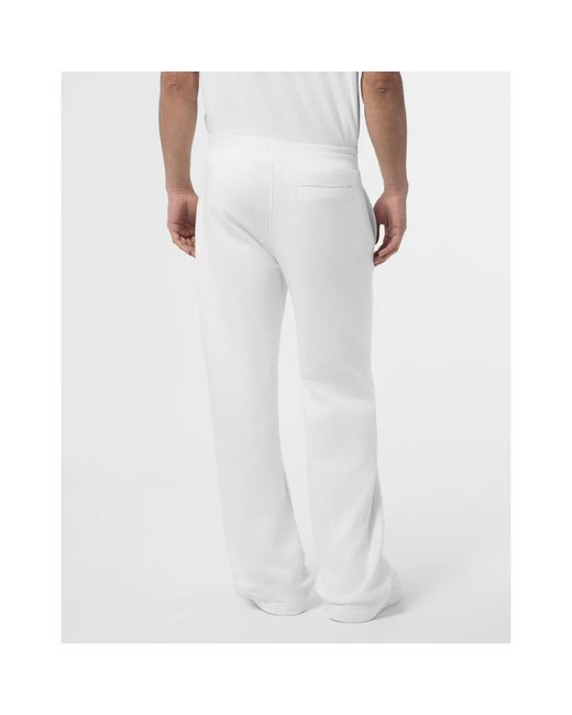 Philipp Plein Jogging Pants Basic in het White voor heren