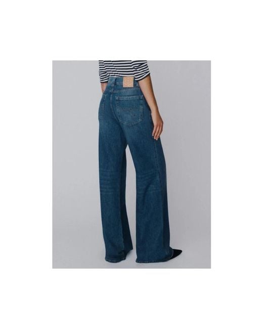 Wide Jeans Marella de color Blue