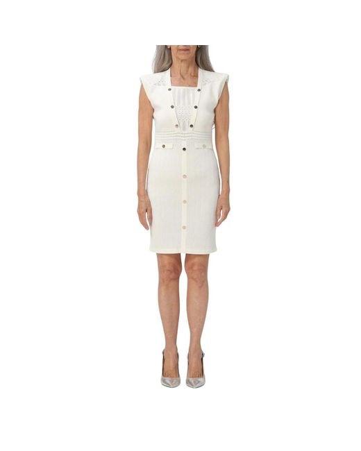 Liu Jo White Short Dresses