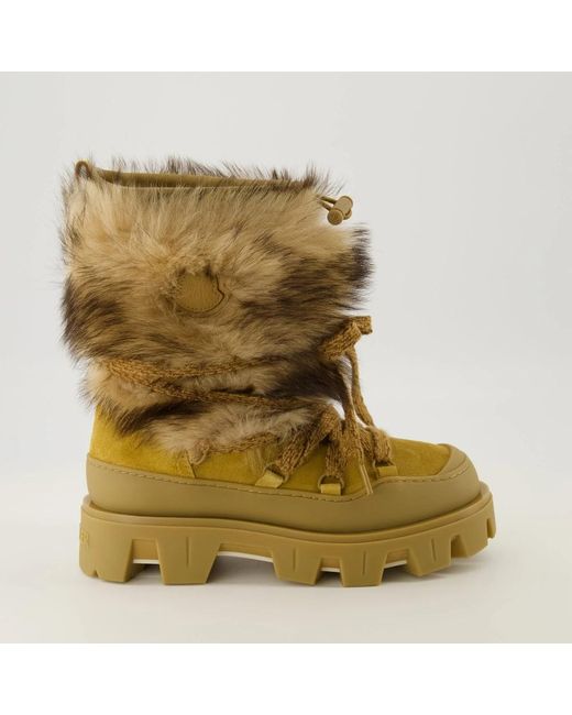 Moncler Metallic Winter Boots