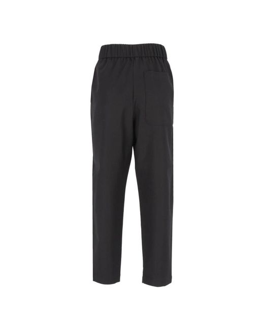 Barena Black Tapered Trousers
