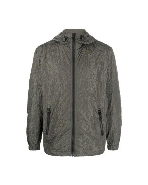 DIESEL Down jackets in Gray für Herren