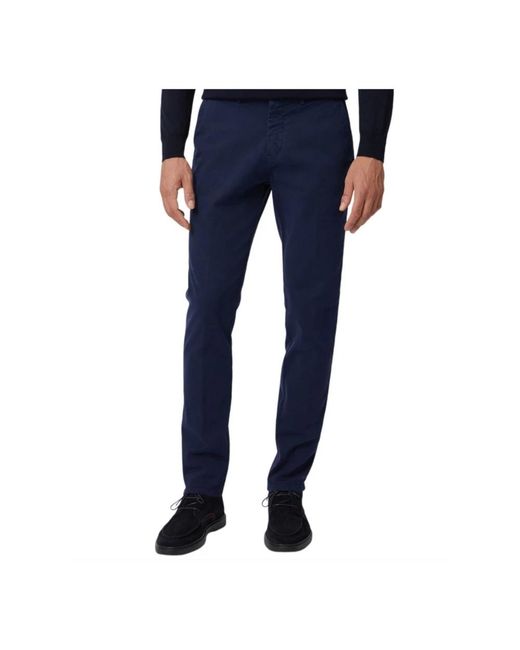 Harmont & Blaine Blue Slim-Fit Trousers for men