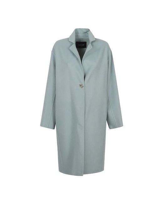 Fabiana Filippi Blue Single-Breasted Coats
