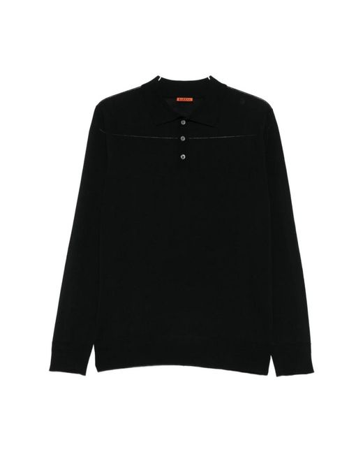 Barena Black Round-Neck Knitwear for men