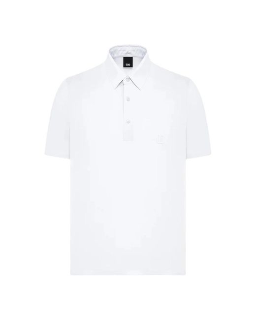 DUNO White Polo Shirts for men