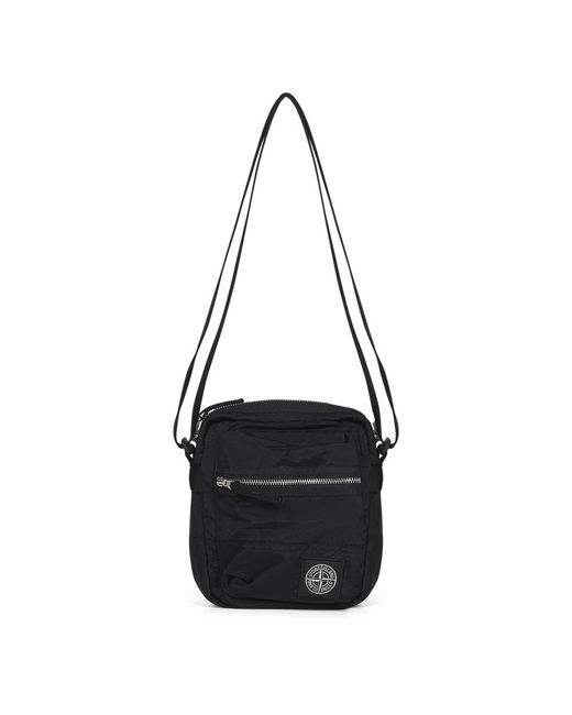 Stone Island Messenger Bags in het Black voor heren