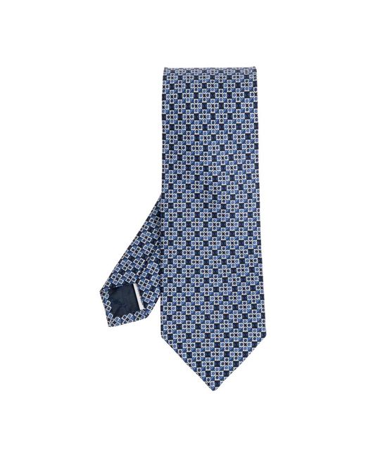 Ferragamo Accessoires ,Blauw ,Brando Zijden Stropdas in het Blue voor heren
