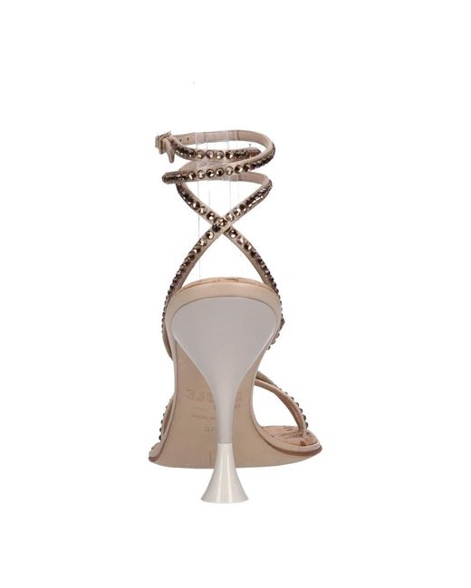3Juin Brown High Heel Sandals