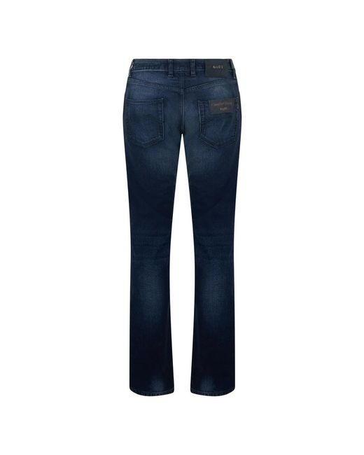 Moorer Donkerblauwe Jeans in het Blue voor heren