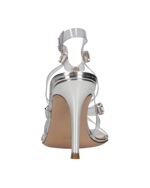 Gianvito Rossi Gray High Heel Sandals