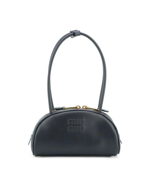 Miu Miu Blue Shoulder Bags