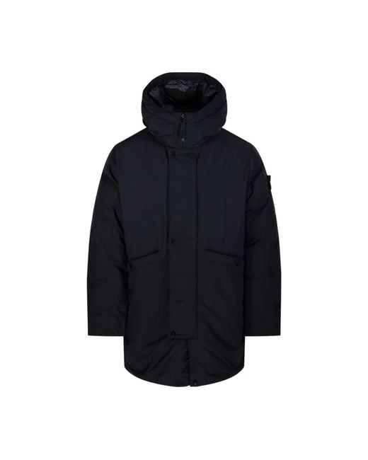 Stone Island Parkas in het Blue voor heren