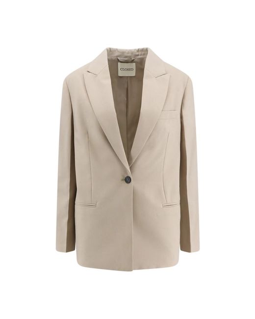 Closed Natural Blazers