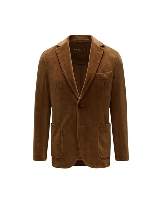 Circolo 1901 Brown Blazers for men