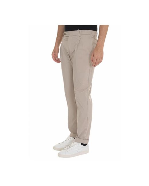 BERWICK 1707 Gray Chinos for men