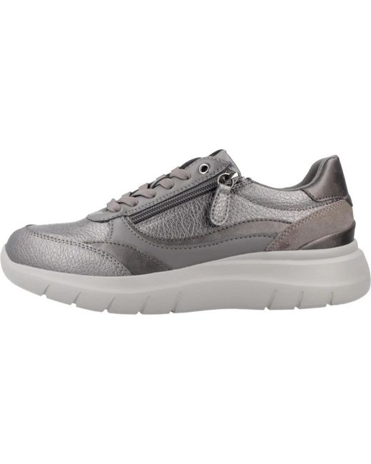 Geox Gray Plummery Sneakers